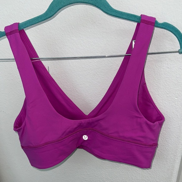 Lululemon Athletica Align V-Neck Bra A/B Pow Pink Tone NWT - Picture 5 of 5
